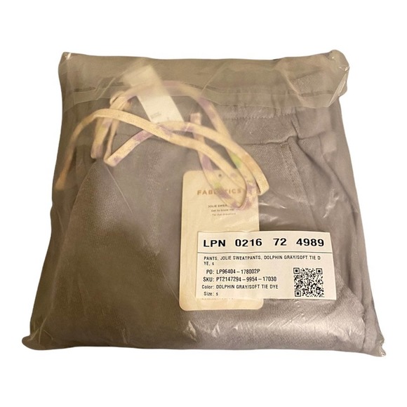 New Fabletics Jolie Gray Sweatpants Small - Picture 4 of 4